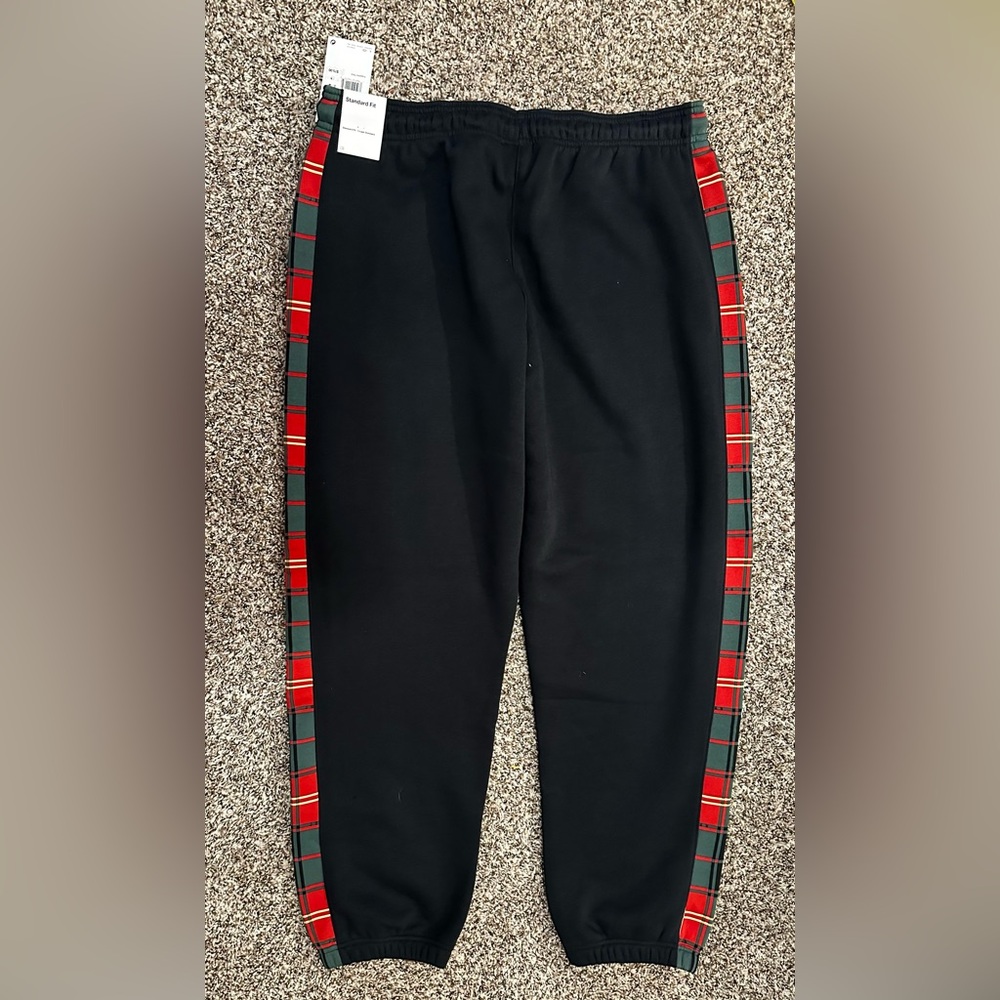 NWT Jordan Black Pants with Plaid Accents - Picture 6 of 6